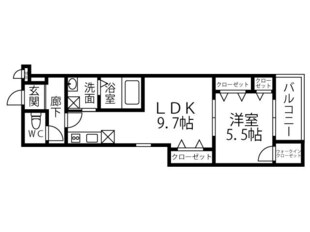 フジパレス東弓削の物件間取画像